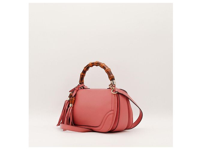 Borsa piccola a manico Gucci Bamboo Shopper Rosa - vista 4