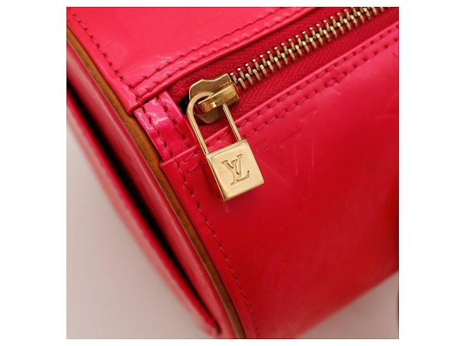 Louis Vuitton Monogram Vernis Pochette Accessoires Rosa - vista 8