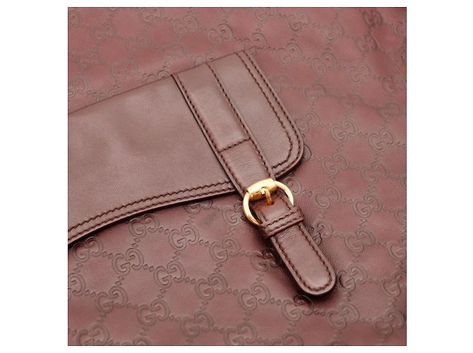 Gucci Borsa Shopper Bamboo Marrone - vista 8