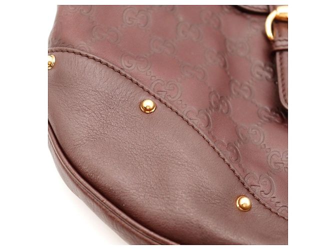 Gucci Borsa Shopper Bamboo Marrone - vista 9