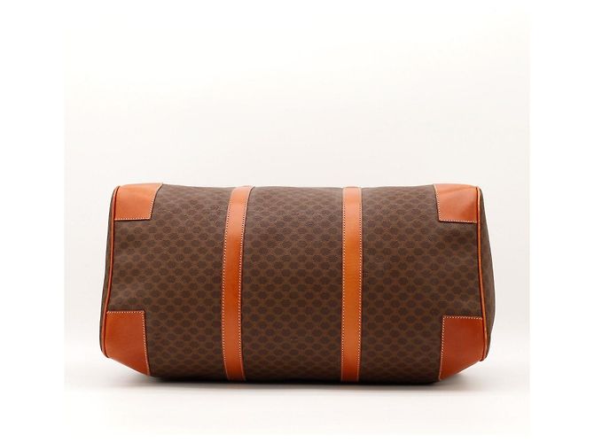 Céline Borsa Duffle Vintage Macadam Marrone - vista 5