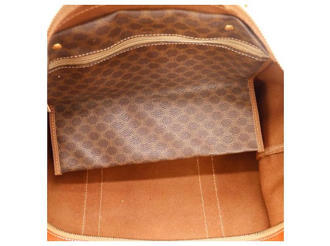 Céline Borsa Duffle Vintage Macadam Marrone - vista 9