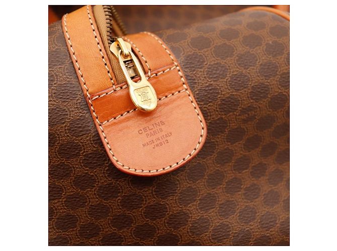 Céline Vintage Monogram Boston Bag Braun - Ansicht 8