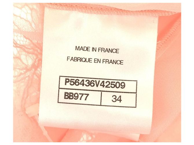 Abito in pizzo rosa Chanel - vista 7