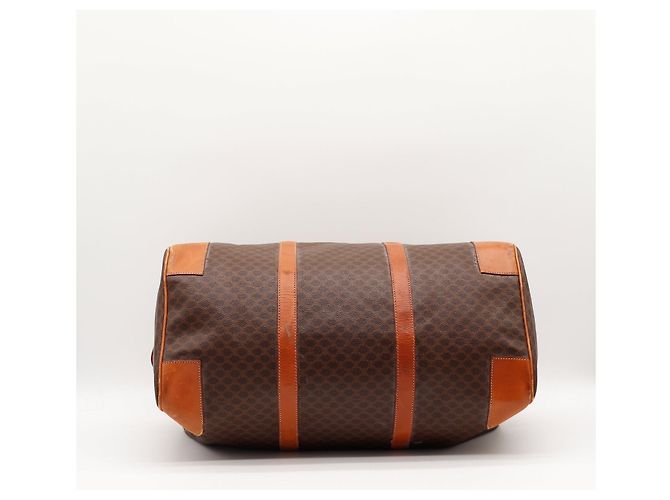 Céline Celine Borsa da Viaggio Boston Macadam Marrone - vista 6