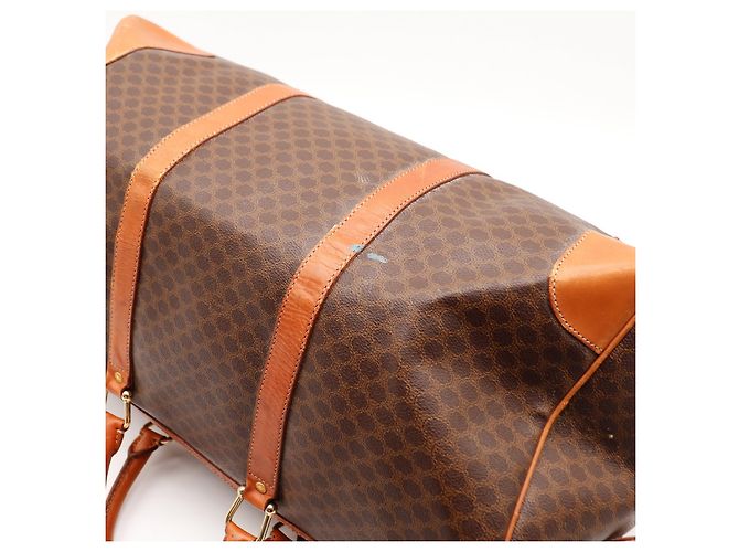 Céline Celine Borsa da Viaggio Boston Macadam Marrone - vista 9