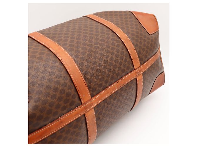 Borsa Boston Céline Macadam in tela rivestita Marrone - vista 6