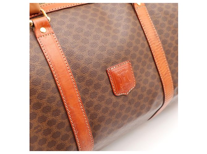 Borsa Boston Céline Macadam in tela rivestita Marrone - vista 7