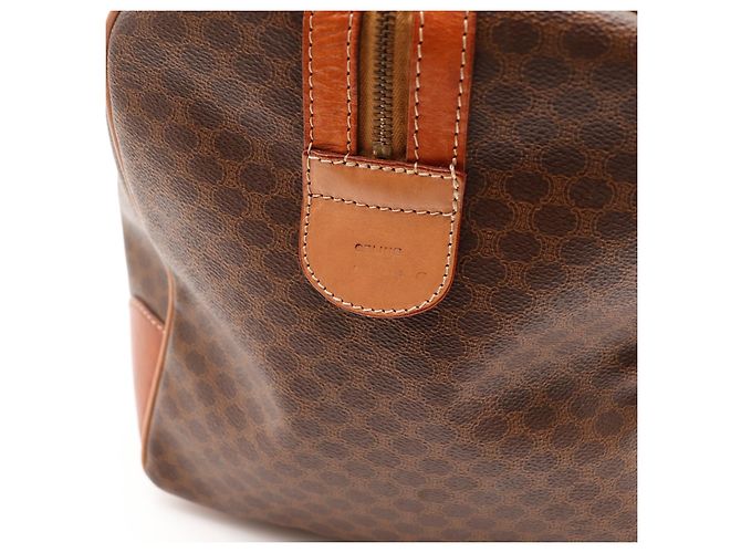 Borsa Boston Céline Macadam in tela rivestita Marrone - vista 9