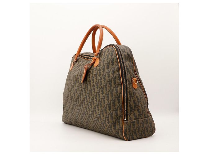 Borsa Boston Monogram Christian Dior Marrone Monogramma - vista 2