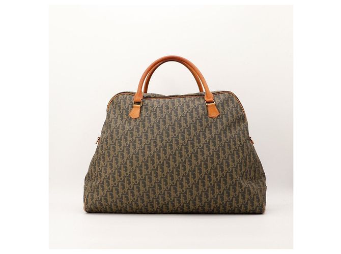 Borsa Boston Monogram Christian Dior Marrone Monogramma - vista 3