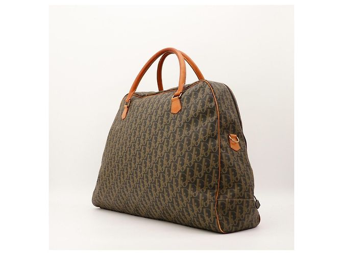 Borsa Boston Monogram Christian Dior Marrone Monogramma - vista 4