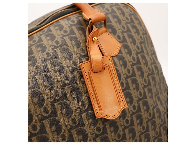Borsa Boston Monogram Christian Dior Marrone Monogramma - vista 7
