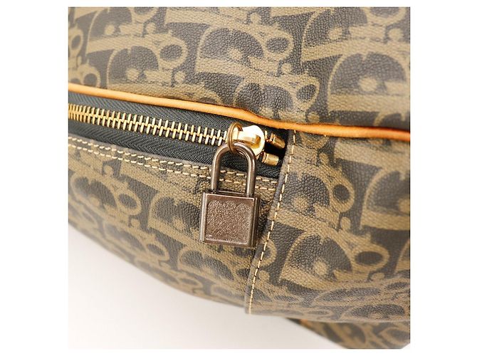 Borsa Boston Monogram Christian Dior Marrone Monogramma - vista 8