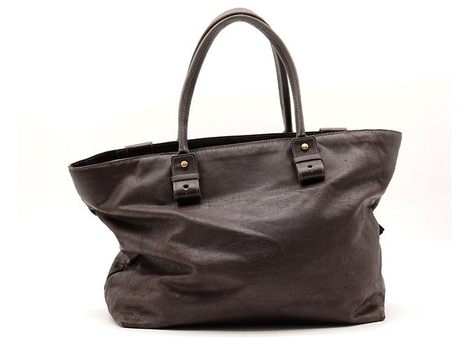 Chloé Borsa Tote Paddington in Pelle Marrone - vista 3