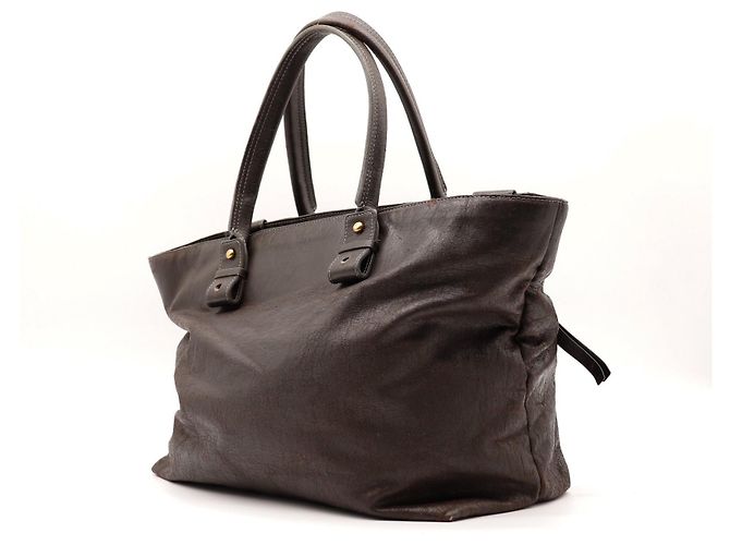 Chloé Borsa Tote Paddington in Pelle Marrone - vista 4