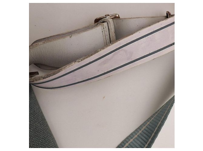 Borsa a tracolla Christian Dior Trotter Blu Beige - vista 12
