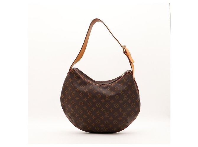 Louis Vuitton Borsa a Spalla Croissant MM Monogram Marrone - vista 3
