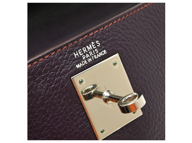Hermès Hermes Kelly retourne Clémence Taurillon 32 Porpora - vista 4