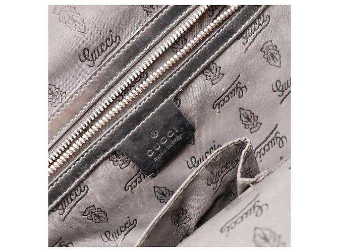 Gucci Borsa Bamboo in pelle nera Nero - vista 7