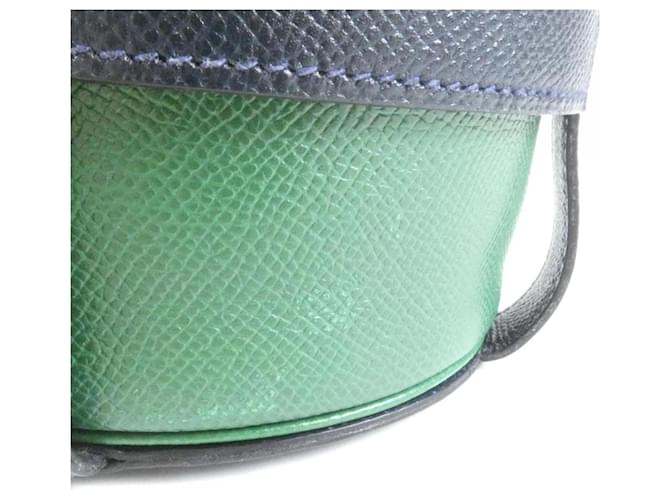 Hermès Borsa Hermes Muselière 2 Rosso Blu Verde chiaro - vista 5