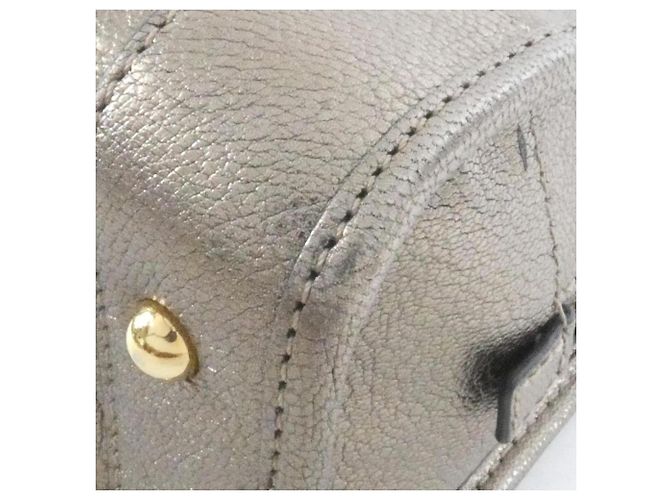Borsa a mano Loewe Amazona in pelle marrone - vista 4
