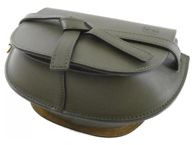 Borsa a tracolla piccola Loewe Gate Verde - vista 3