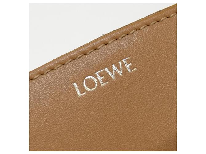 Borsa Tote Mini Loewe Puzzle Fold Marrone - vista 5