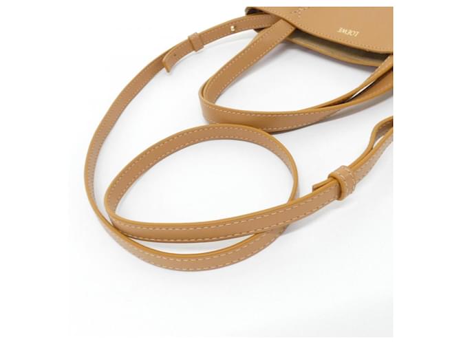 Borsa Tote Mini Loewe Puzzle Fold Marrone - vista 6