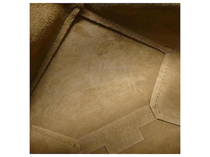 Borsa Tote Mini Loewe Puzzle Fold Marrone - vista 8