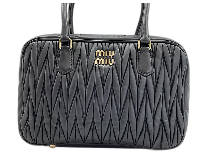 Borsa Miu Miu Matelassé Nero - vista 2