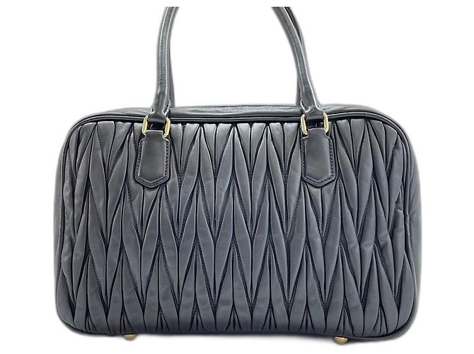 Borsa Miu Miu Matelassé Nero - vista 3