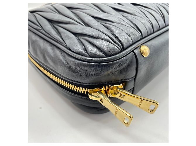 Borsa Miu Miu Matelassé Nero - vista 8
