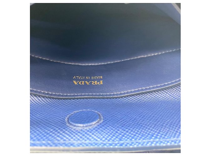 Prada Saffiano Double Bag Handtasche Medium Beige - Ansicht 14