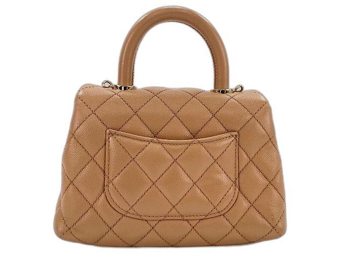 Borsa Chanel Matelassé marrone - vista 3