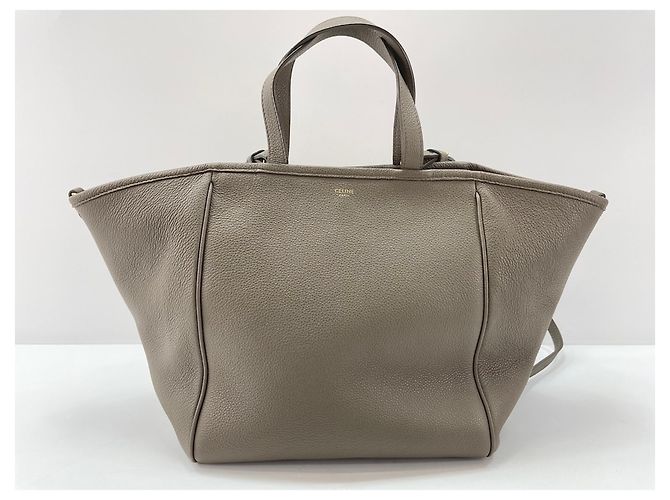 Céline Celine Small Fold Cabas Schultertasche Braun - Ansicht 12