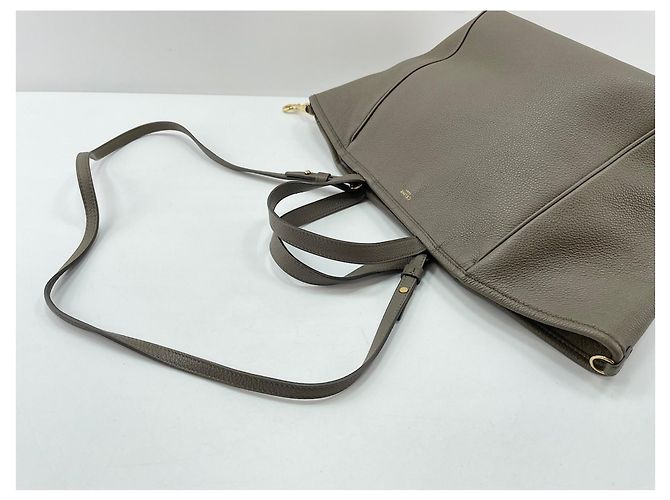 Céline Celine Small Fold Cabas Schultertasche Braun - Ansicht 8