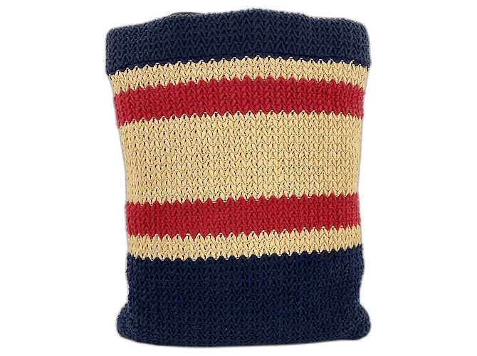 Miu Miu Multi-Color Raffia-Baumwoll-Tote-Bag Mehrfarben - Ansicht 3