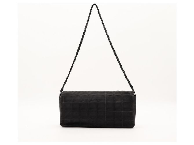 Chanel Bolso de Solapa Chocolate Bar Negro - vista 3