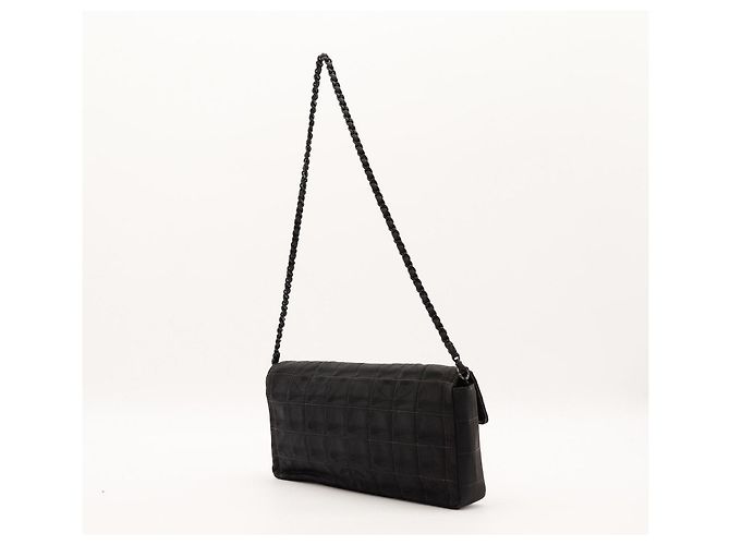 Chanel Bolso de Solapa Chocolate Bar Negro - vista 4