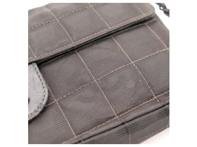 Chanel Bolso de Solapa Chocolate Bar Negro - vista 8