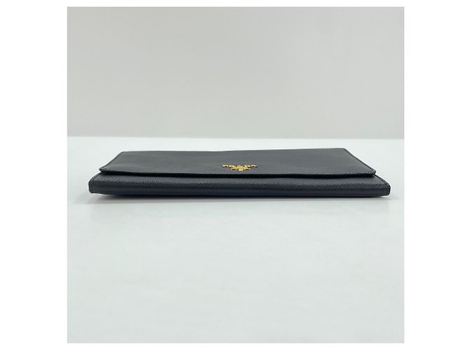 Borsa a tracolla 2-Way Prada PRADA Wallet-on-Chain in pelle nera Nero - vista 5