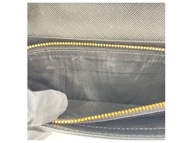 Borsa a tracolla 2-Way Prada PRADA Wallet-on-Chain in pelle nera Nero - vista 9
