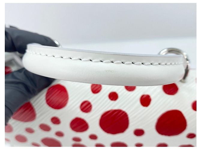 Borsa Cluny Louis Vuitton x Yayoi Kusama Bianco - vista 10