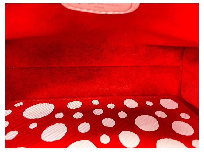 Borsa Cluny Louis Vuitton x Yayoi Kusama Bianco - vista 12