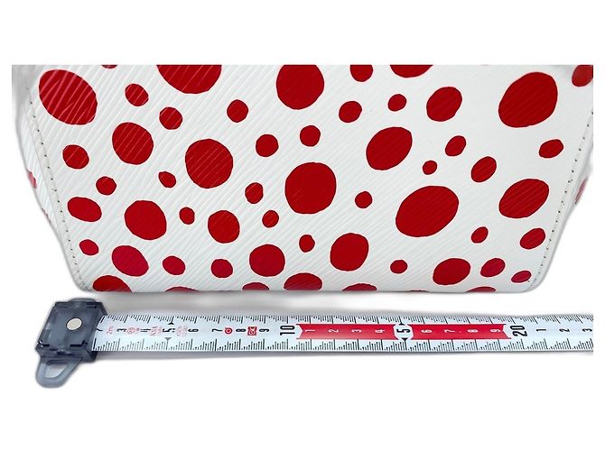 Borsa Cluny Louis Vuitton x Yayoi Kusama Bianco - vista 3