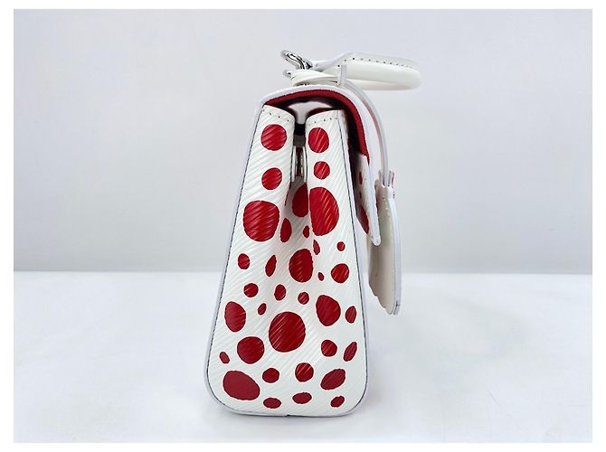 Borsa Cluny Louis Vuitton x Yayoi Kusama Bianco - vista 4