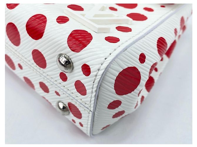 Borsa Cluny Louis Vuitton x Yayoi Kusama Bianco - vista 7