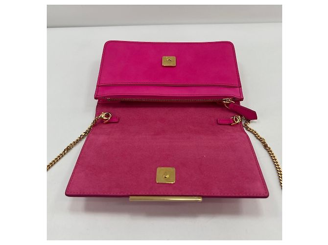 Fendi FF Logo Chain Wallet 2-Way Schultertasche Pink - Ansicht 11