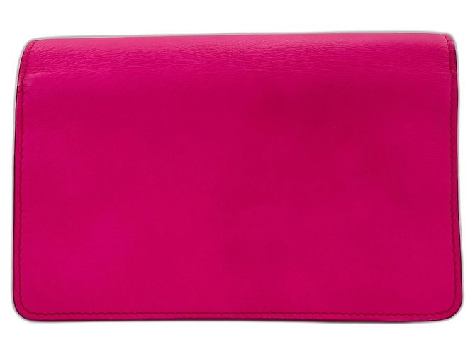 Fendi FF Logo Chain Wallet 2-Way Schultertasche Pink - Ansicht 3